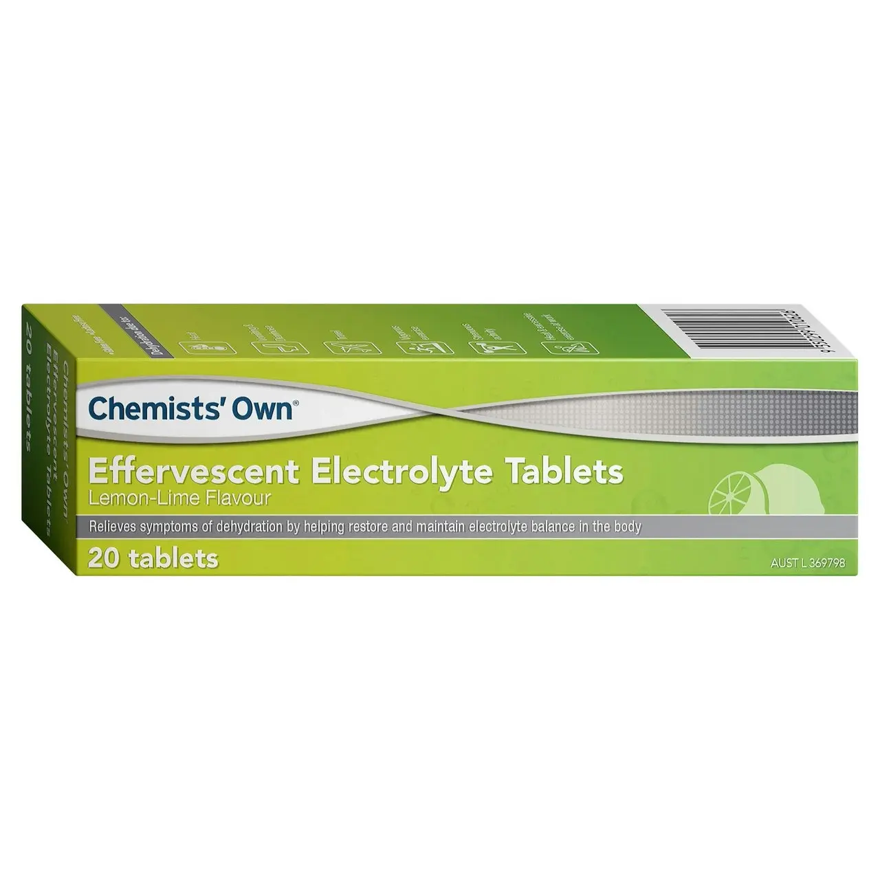 Chemists' Own Effervescent Electrolyte Tablets 20 Lemon Lime