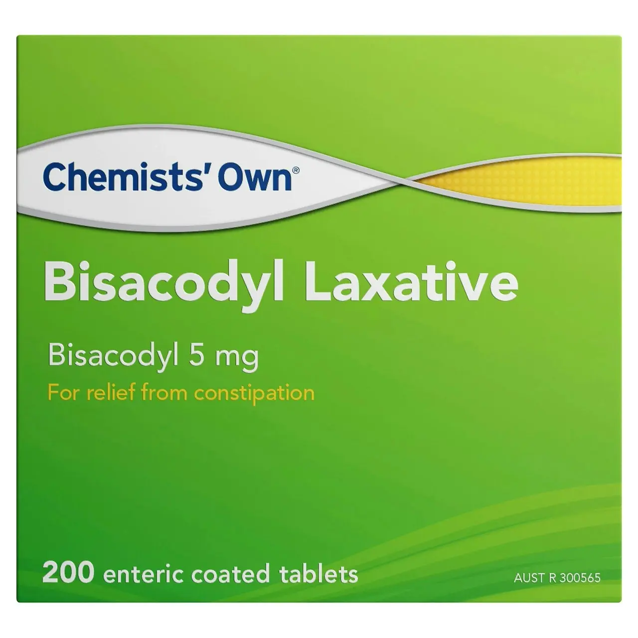 Chemists' Own Bisacodyl Laxative Tablets 200