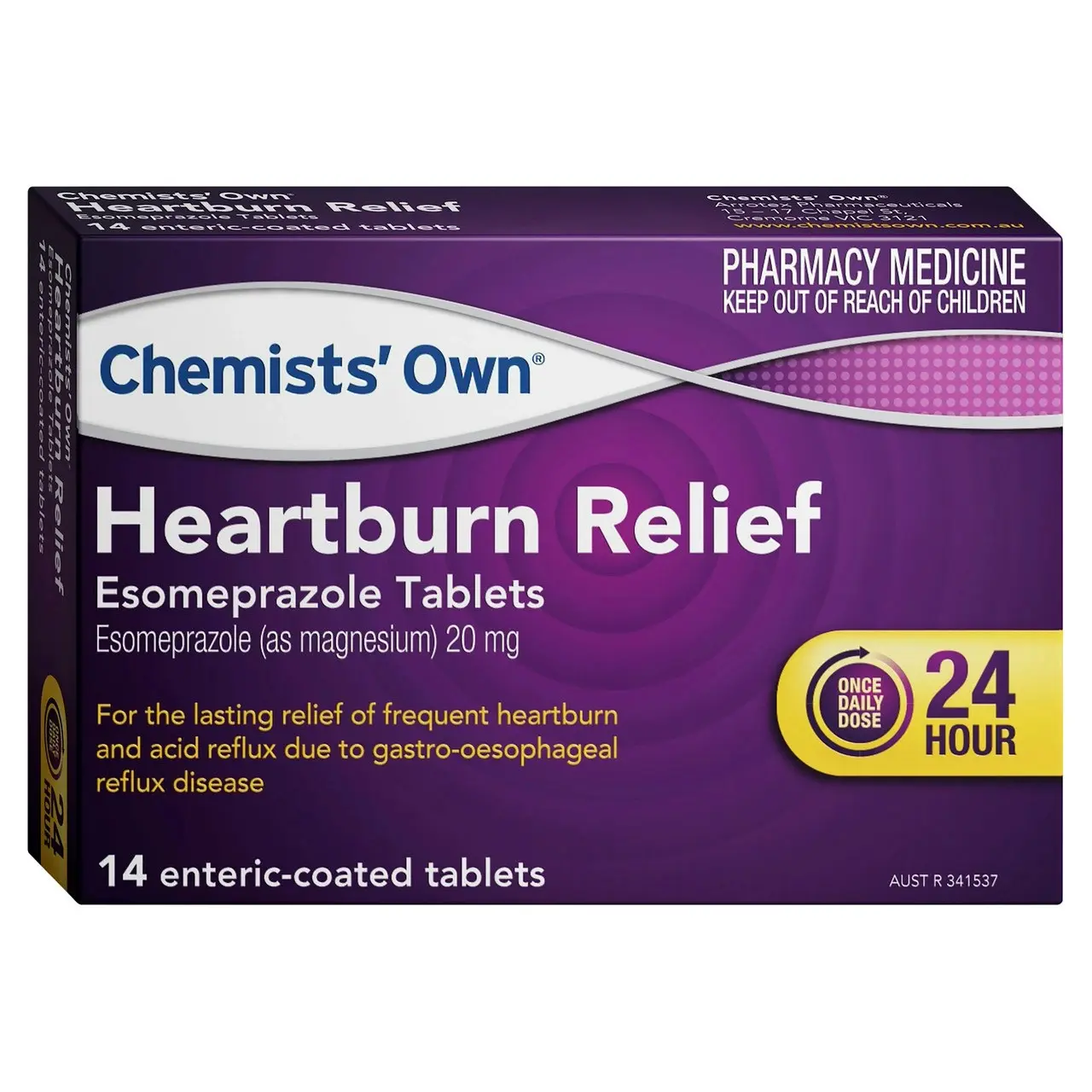 Chemists Own Heartburn Relief Esomeprazole Tablets 14