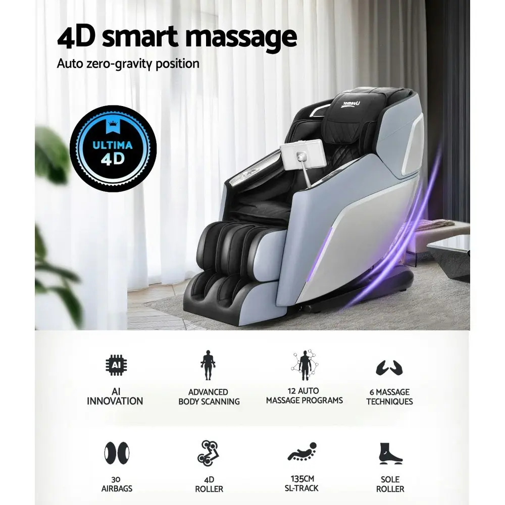 Livemor 4D Massage Chair Electric Recliner Home Massager Garin