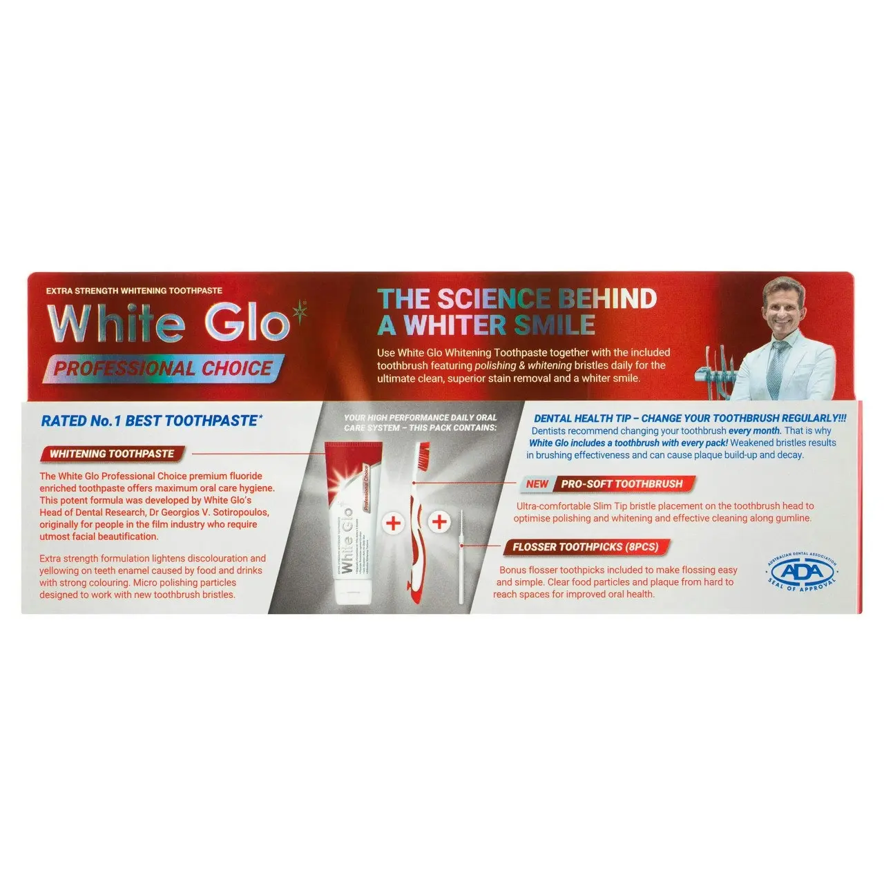 White Glo Toothpaste Professional 150g