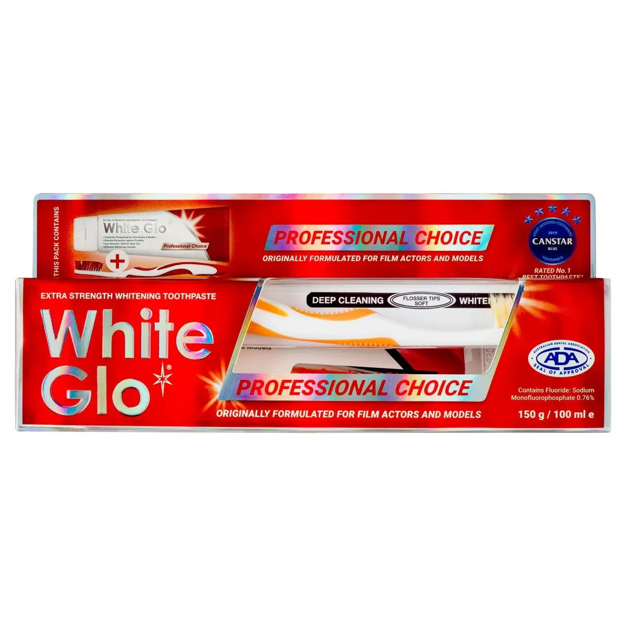 White Glo Toothpaste Professional 150g