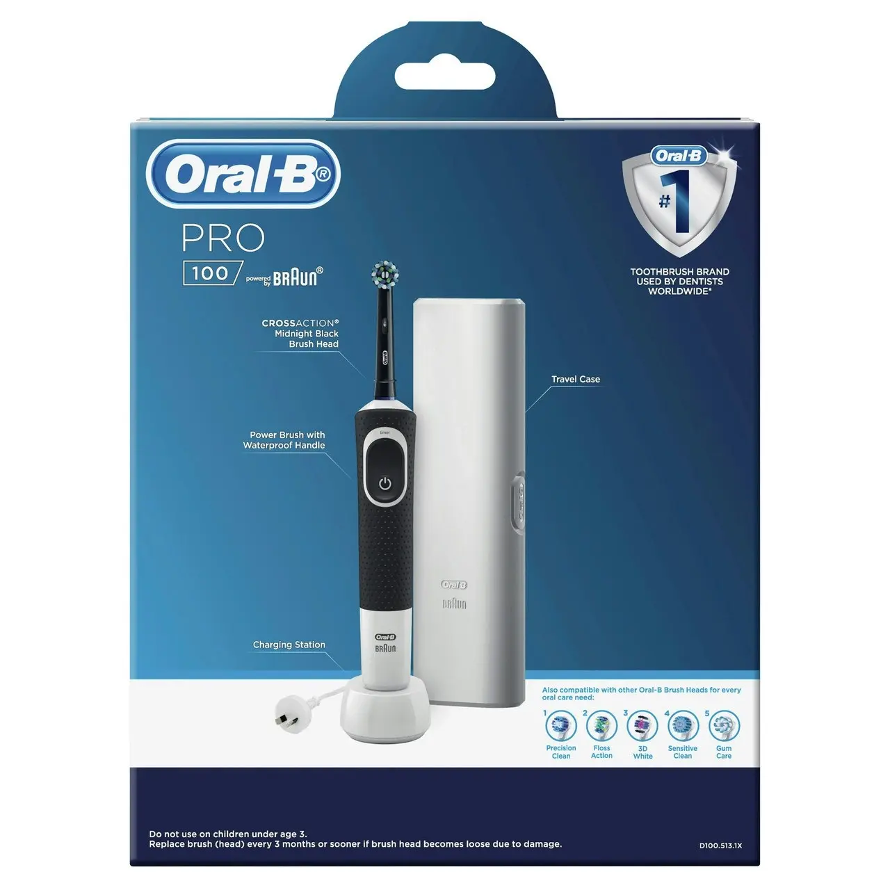 Oral-B Pro 100 Cross Action Clean Electric Toothbrush