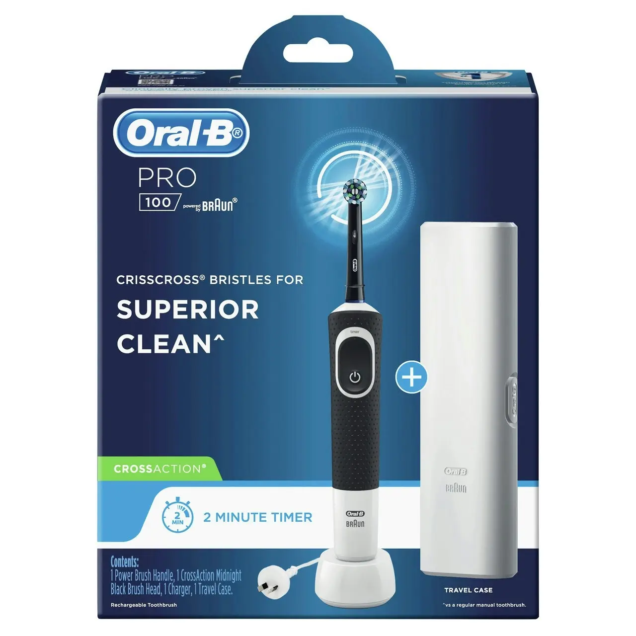 Oral-B Pro 100 Cross Action Clean Electric Toothbrush