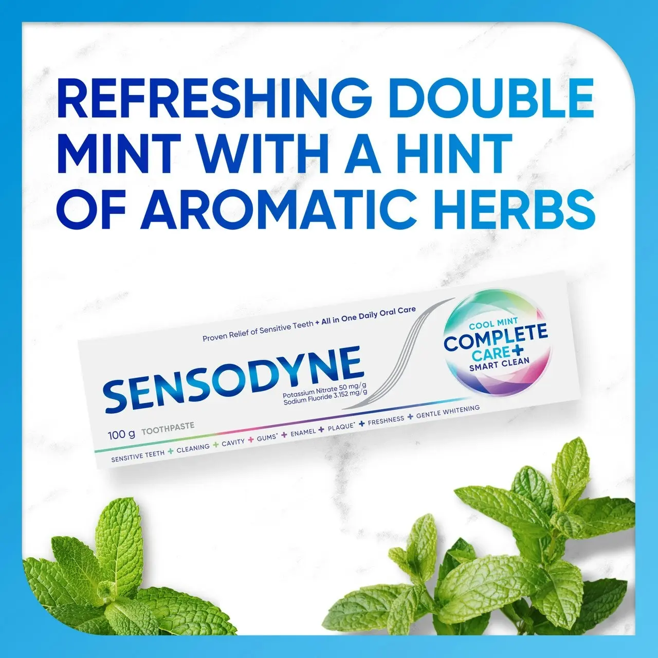 Sensodyne Cool Mint Complete Care+ Smart Clean 100g