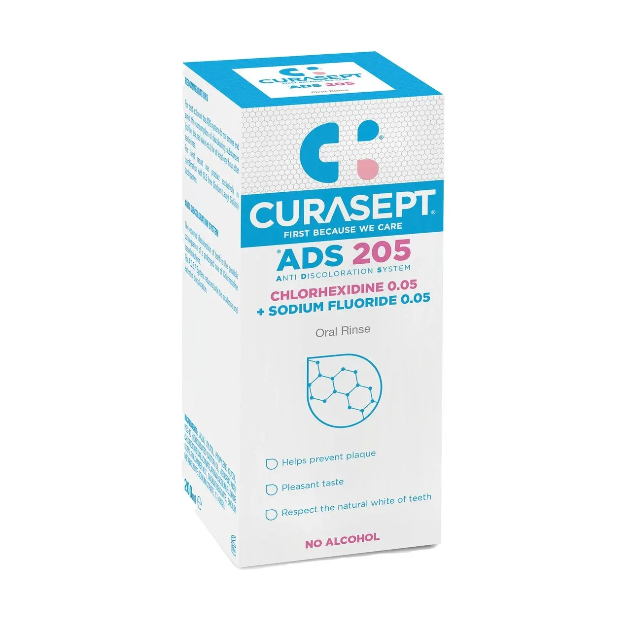 Curasept ADS 205 0.05 % Oral Rinse With Flouride 200ml