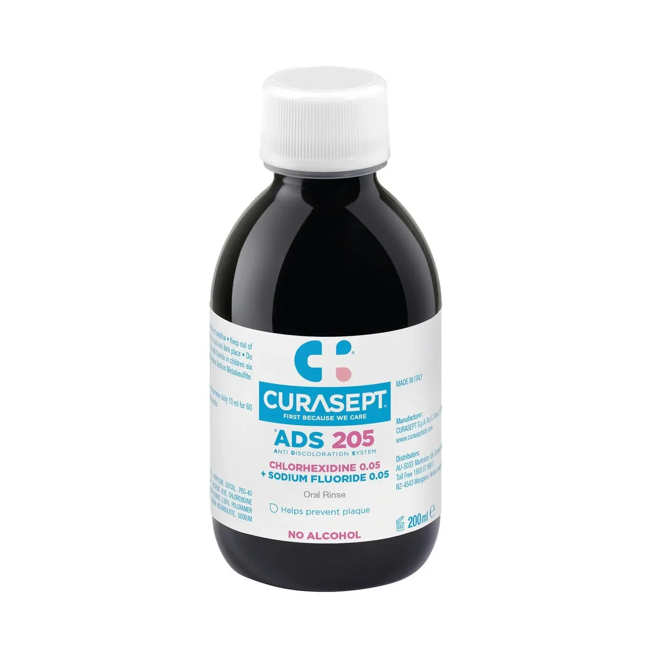 Curasept ADS 205 0.05 % Oral Rinse With Flouride 200ml