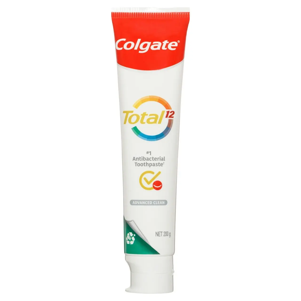 Colgate Total Advanced Clean Antibacterial Toothpaste 200g, Whole Mouth Health, Multi Benefit