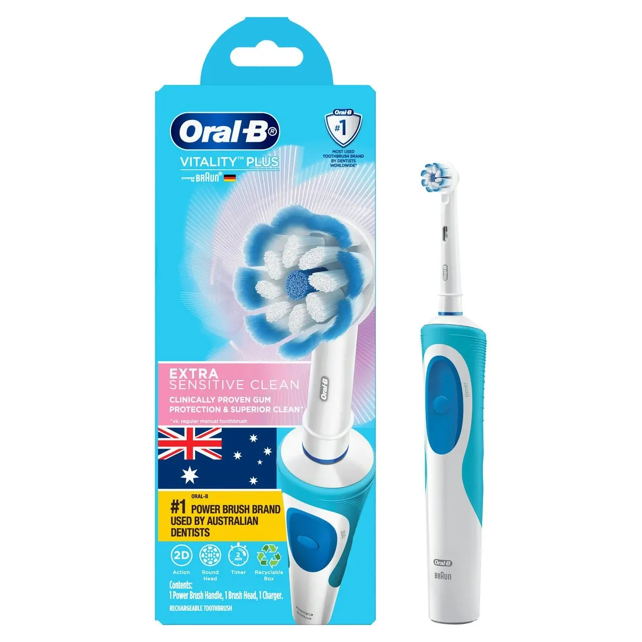 Oral-B Vitality Plus Extra Sensitive Clean Electric Toothbrush