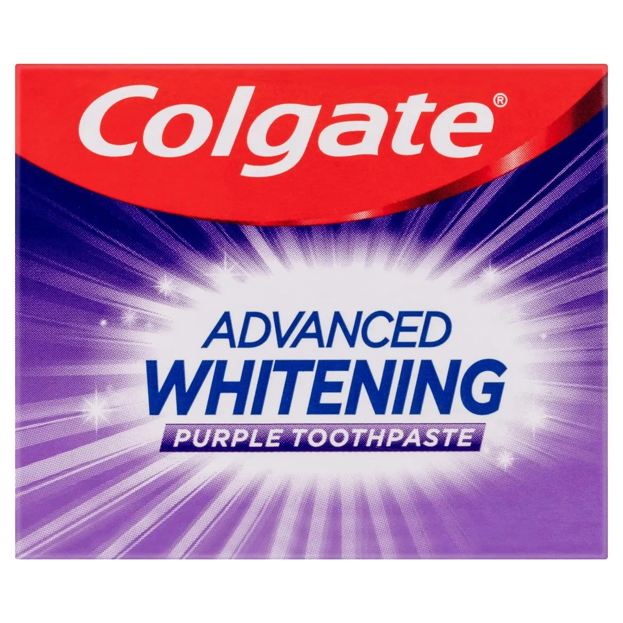 Colgate Advanced Whitening Purple Toothpaste, 120g, Colour Correcting Technology, Stain Protection