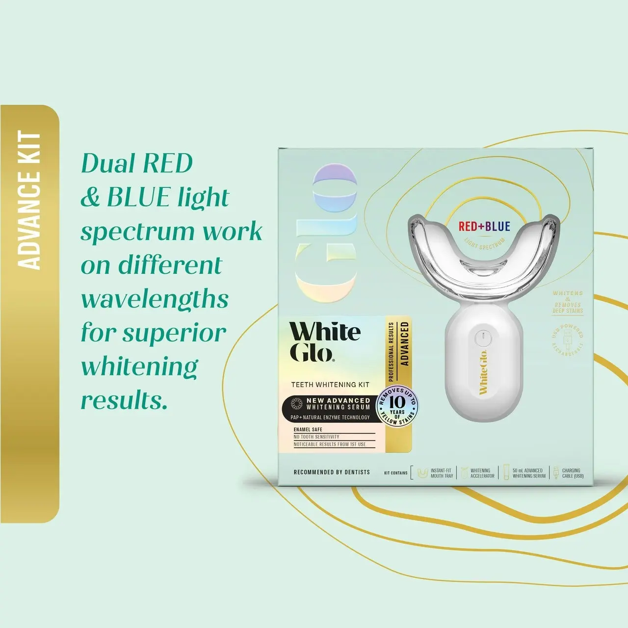 White Glo Advanced Teeth Whitening Kit