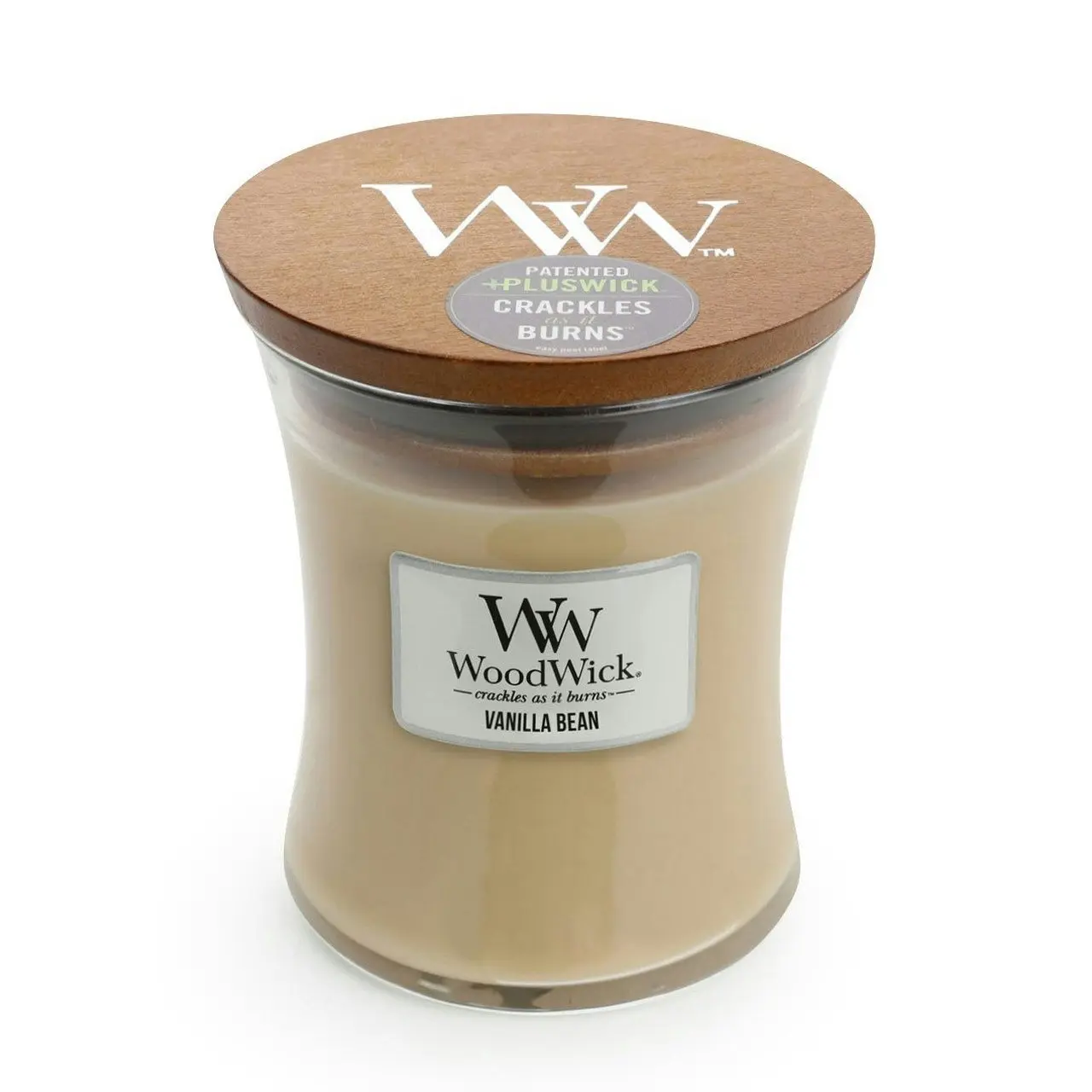 WoodWick Medium Vanilla Bean Scented Candle