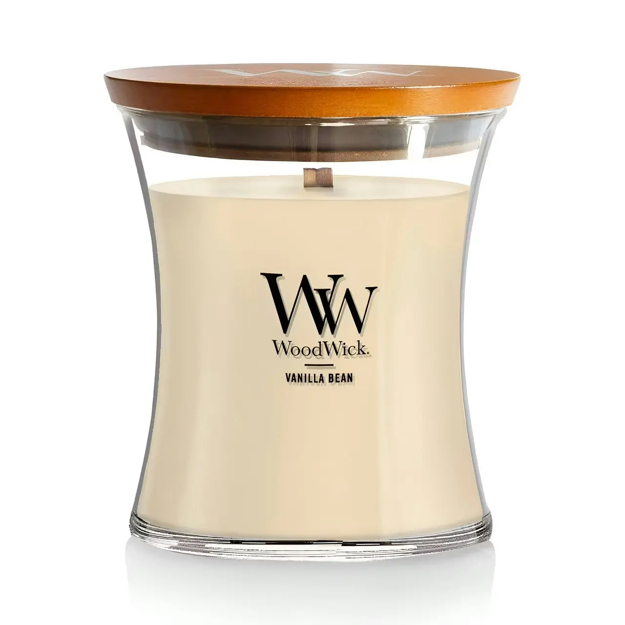 WoodWick Medium Vanilla Bean Scented Candle