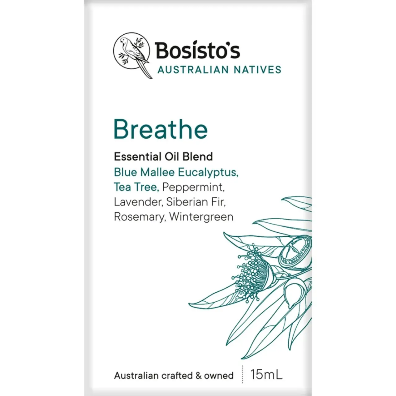 Bosisto's Australian Natives Breathe Oil 15mL