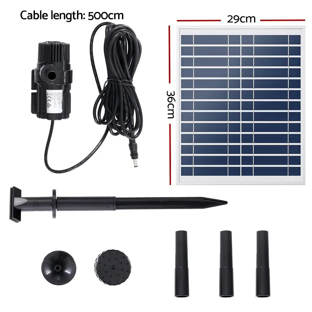 Gardeon Solar Pond Pump Submersible Water Fountain Kit 9.8FT