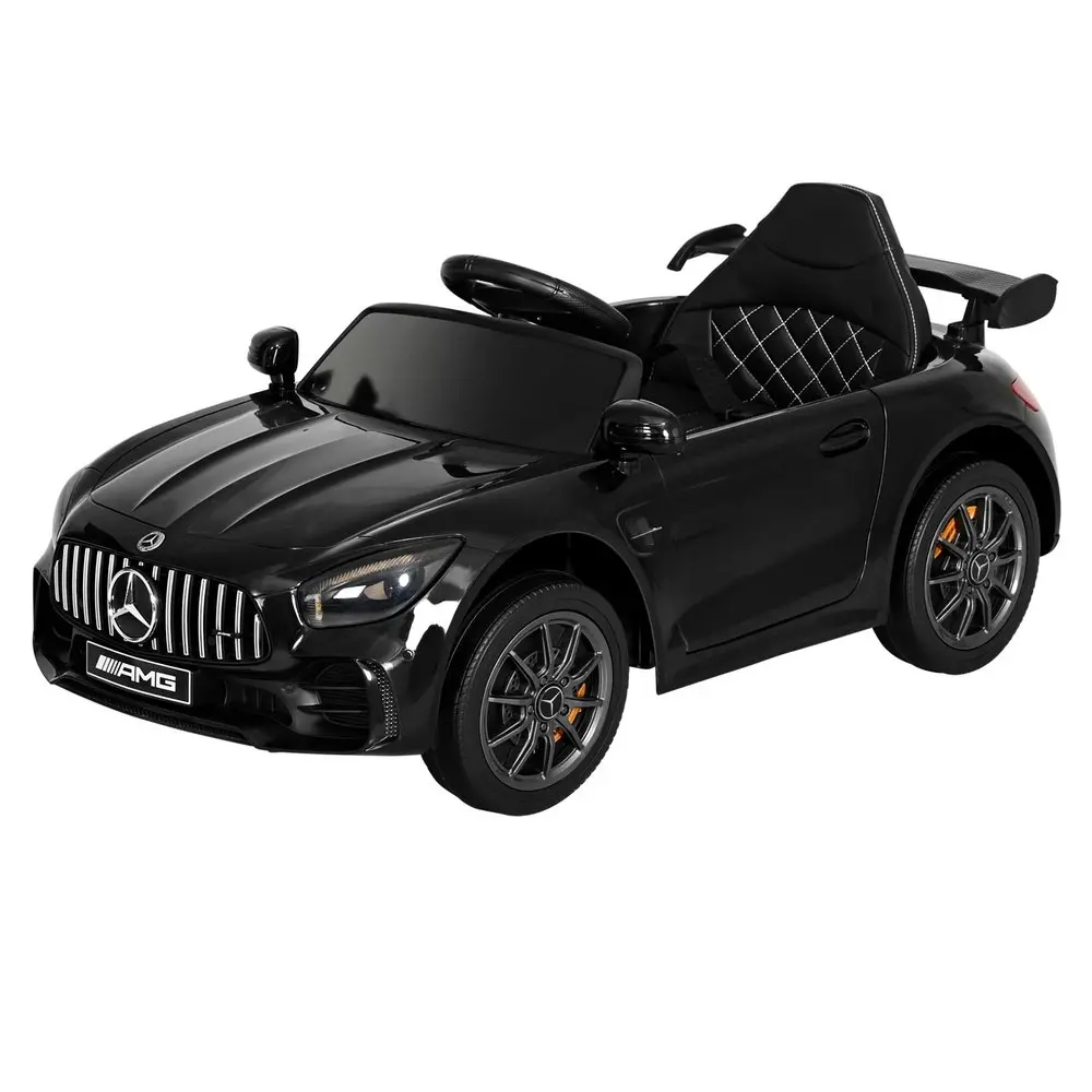 Kids Electric Ride On Car Mercedes-Benz AMG GTR Licensed Toy Cars Remote Black