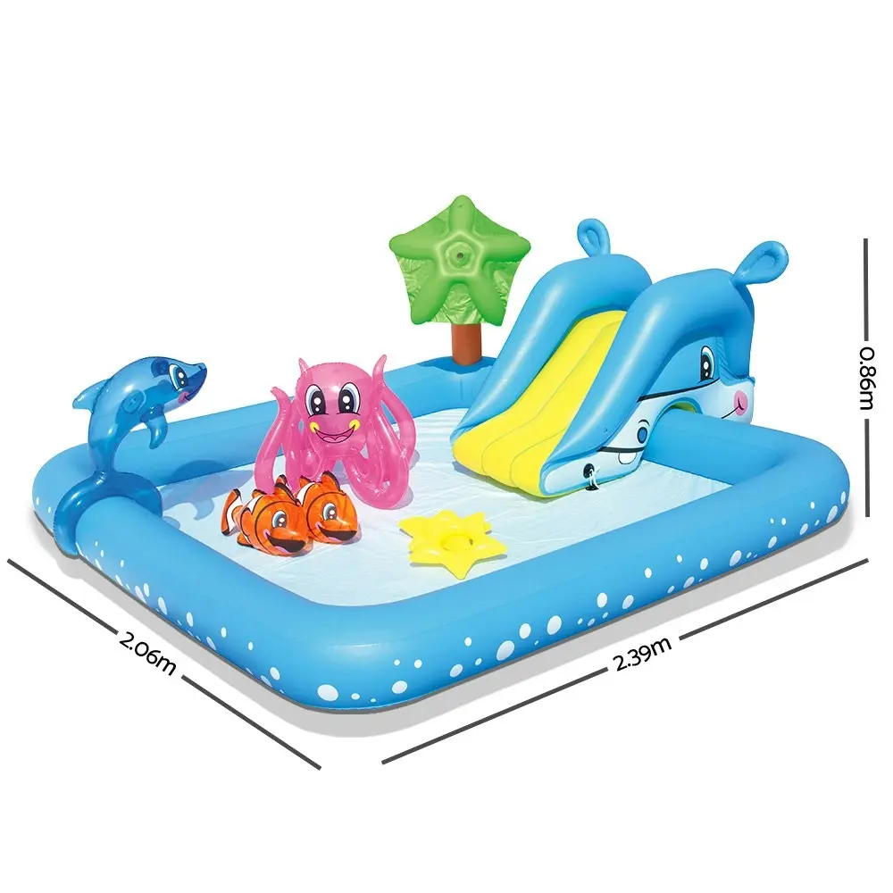 Bestway Kids Pool 239x206x86cm Inflatable Above Ground Swimming Play Pools 308L