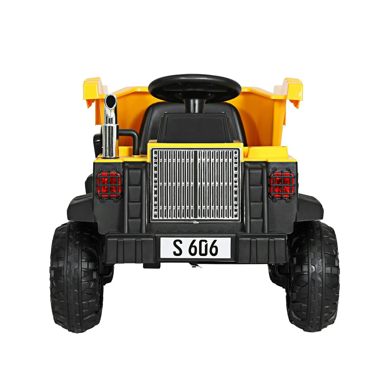 Rigo Kids Electric Ride On Car Dumptruck Loader Toy Cars 12V Yellow