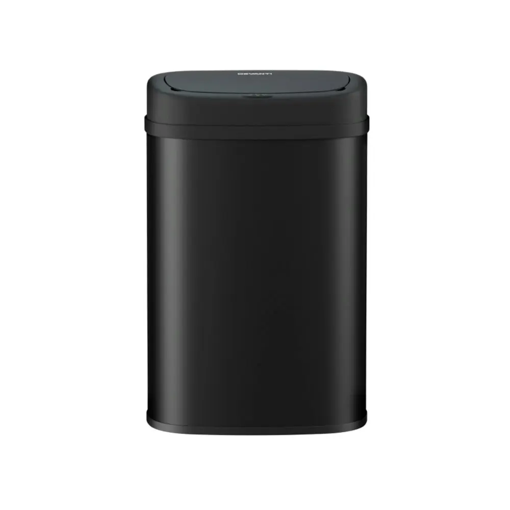 Devanti 50L Sensor Bin Motion Rubbish Automatic Black