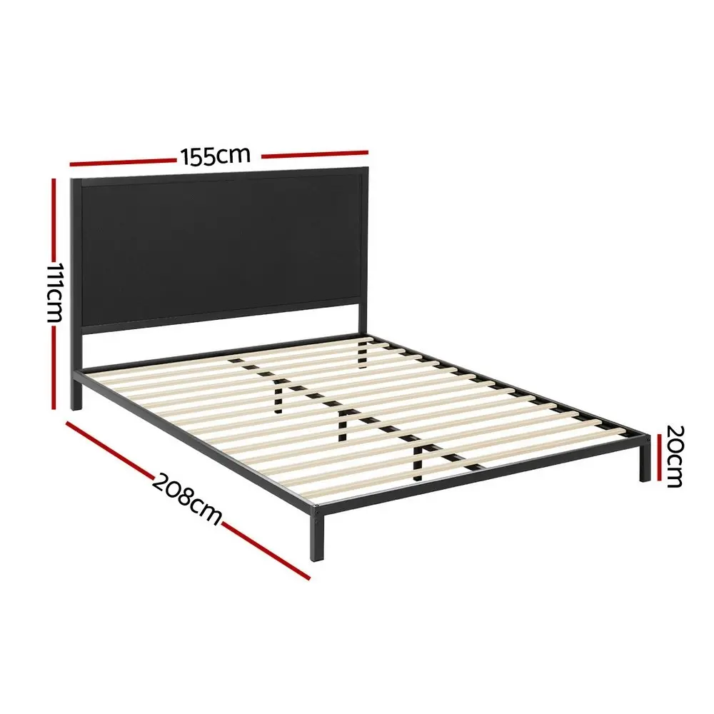 Artiss Bed Frame Queen Size Metal Frame PADA