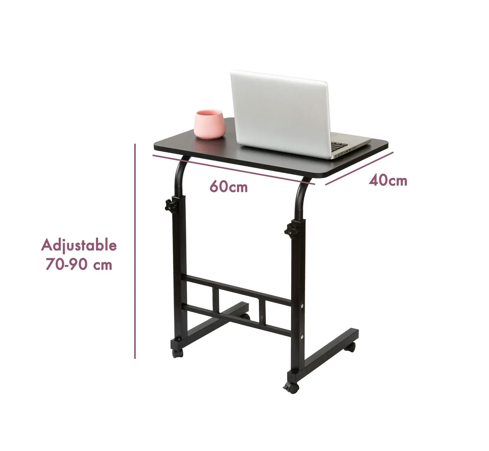 Portable Laptop Desk with Adjustable Height