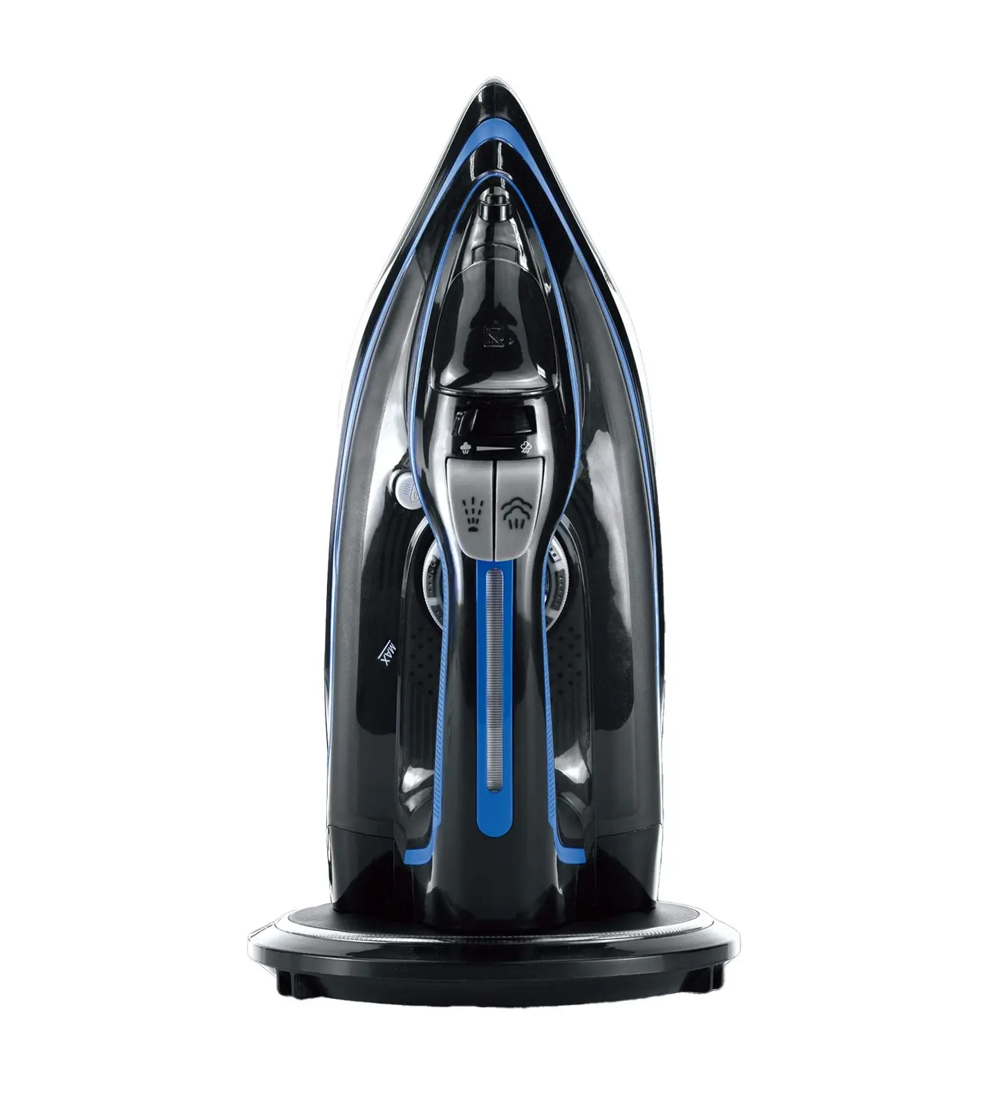 Cordless Steam Iron w/ Ceramic Soleplate, 360° Charging Base, Self-Cleaning