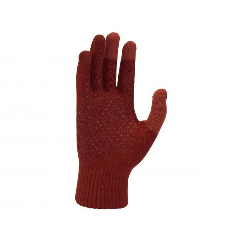 Nike Mens Cinnabar Knitted Swoosh Gloves