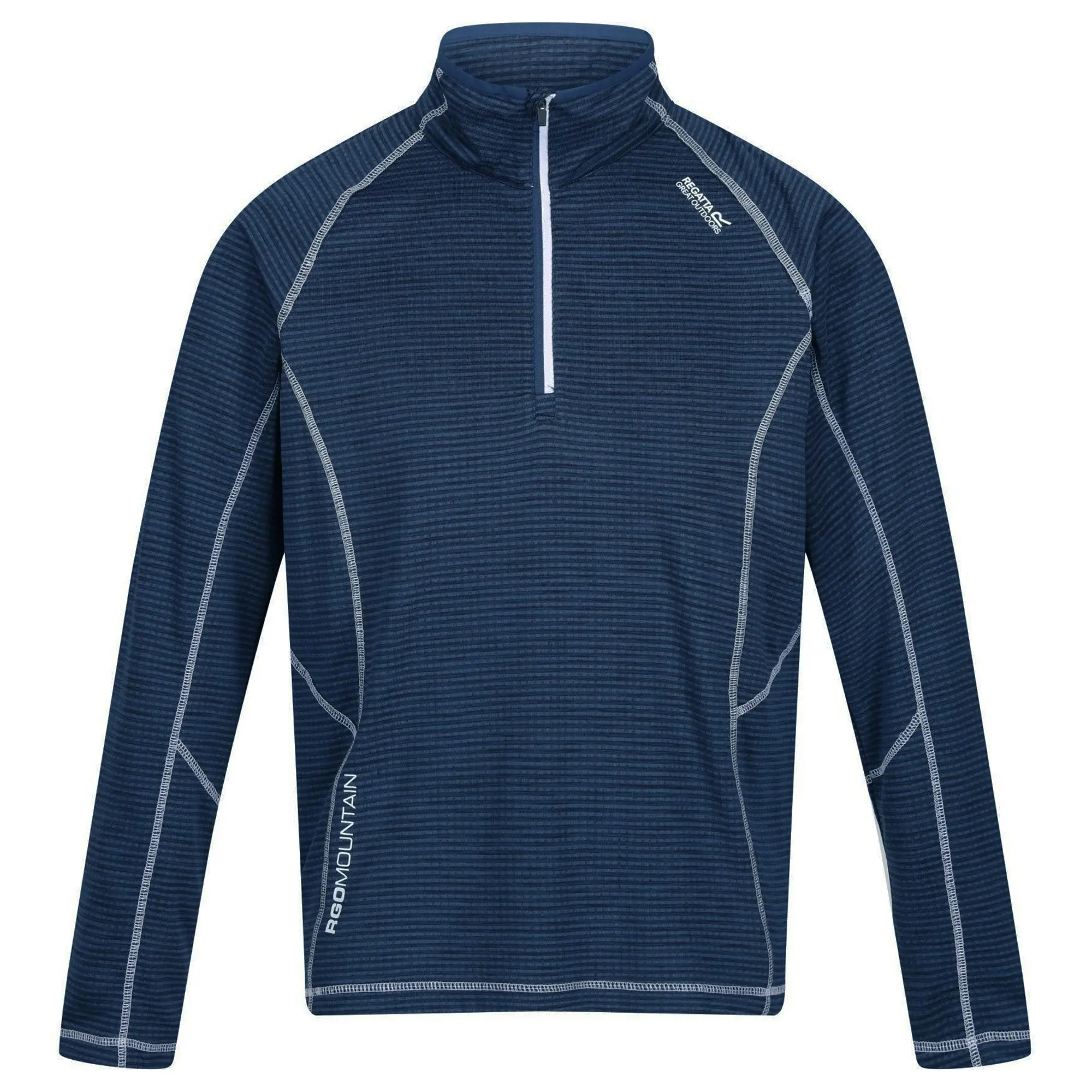 Regatta Mens Yonder Quick Dry Moisture Wicking Half Zip Fleece Jacket