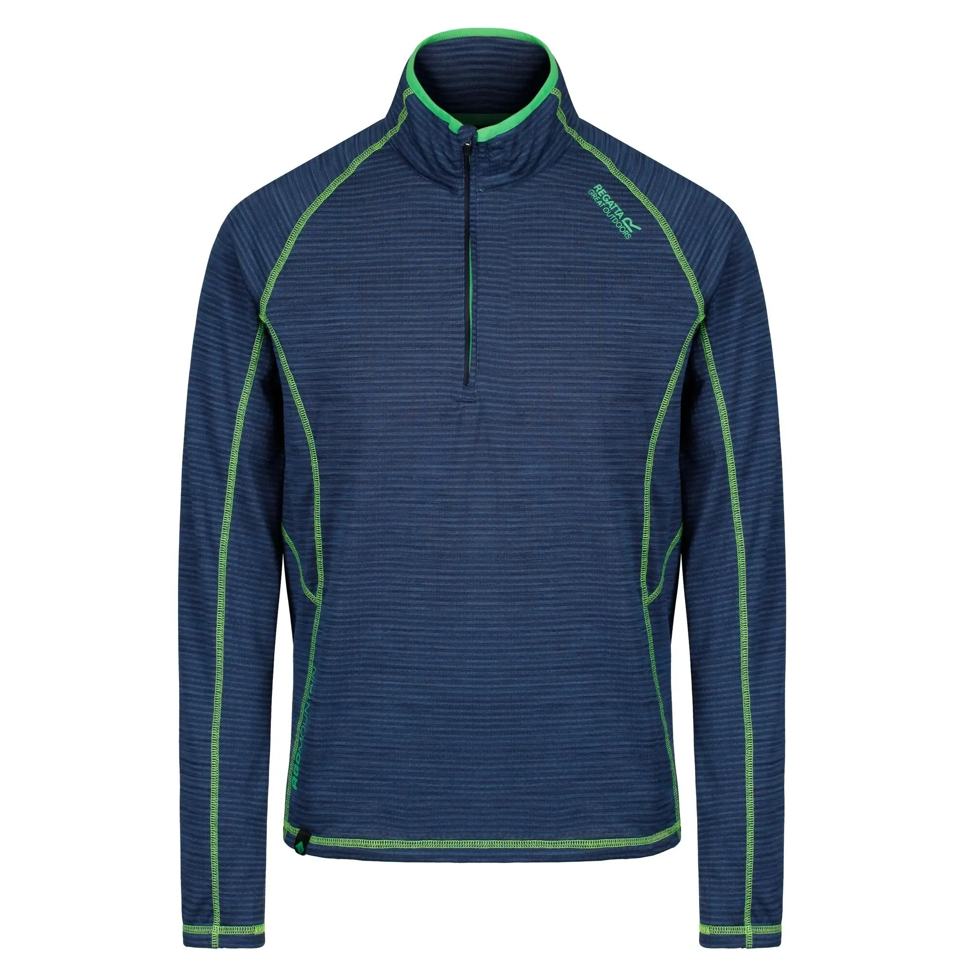 Regatta Mens Yonder Quick Dry Moisture Wicking Half Zip Fleece Jacket