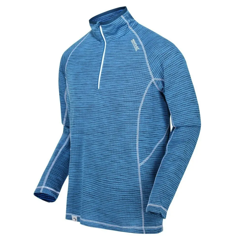 Regatta Mens Yonder Quick Dry Moisture Wicking Half Zip Fleece Jacket