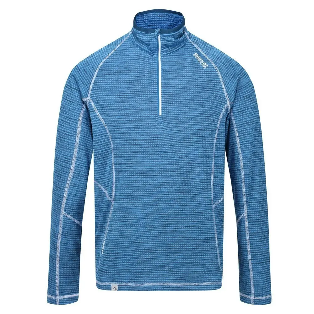 Regatta Mens Yonder Quick Dry Moisture Wicking Half Zip Fleece Jacket