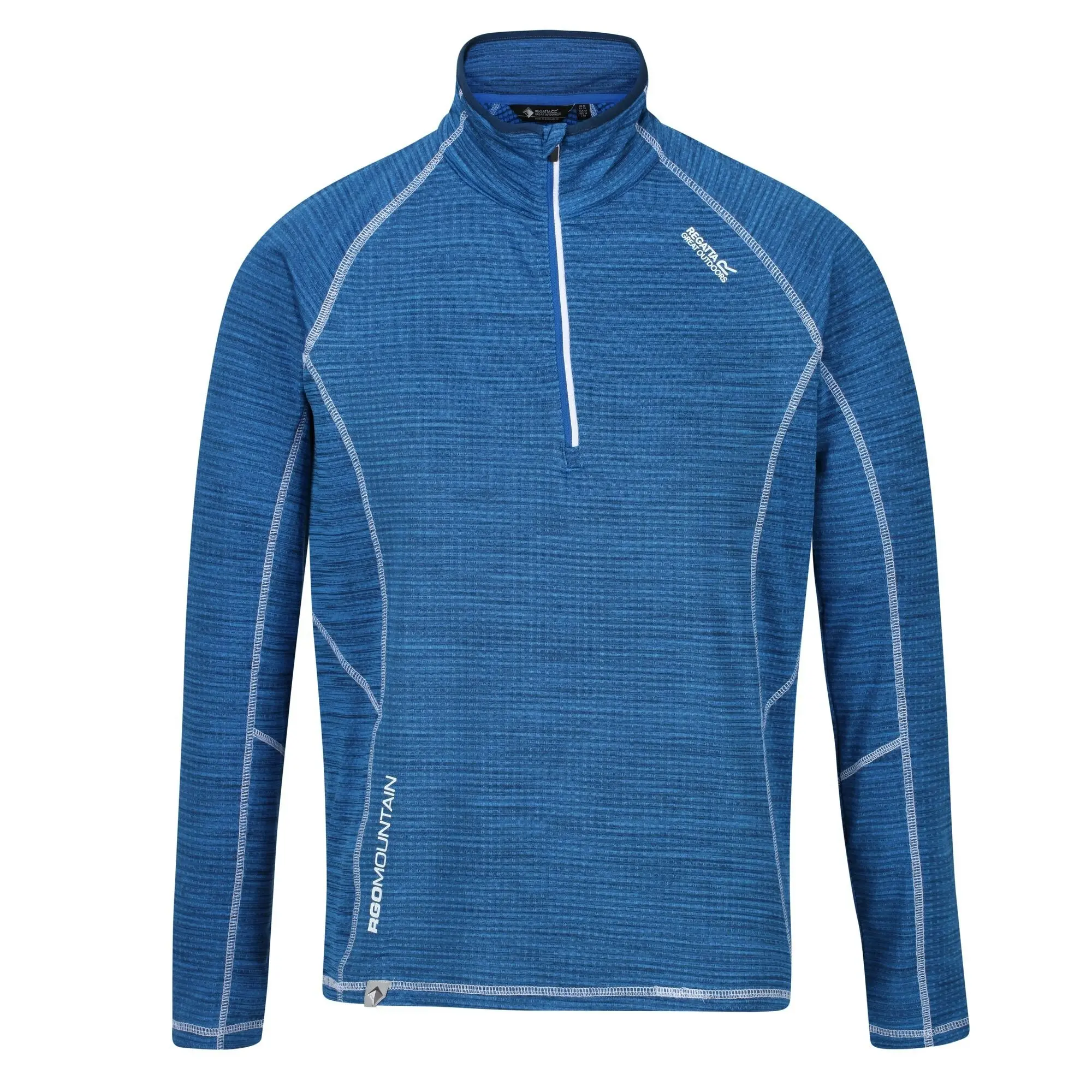 Regatta Mens Yonder Quick Dry Moisture Wicking Half Zip Fleece Jacket