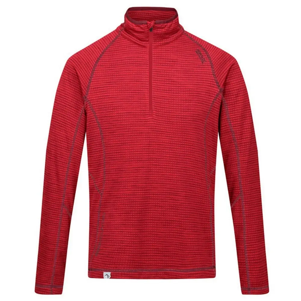 Regatta Mens Yonder Quick Dry Moisture Wicking Half Zip Fleece Jacket