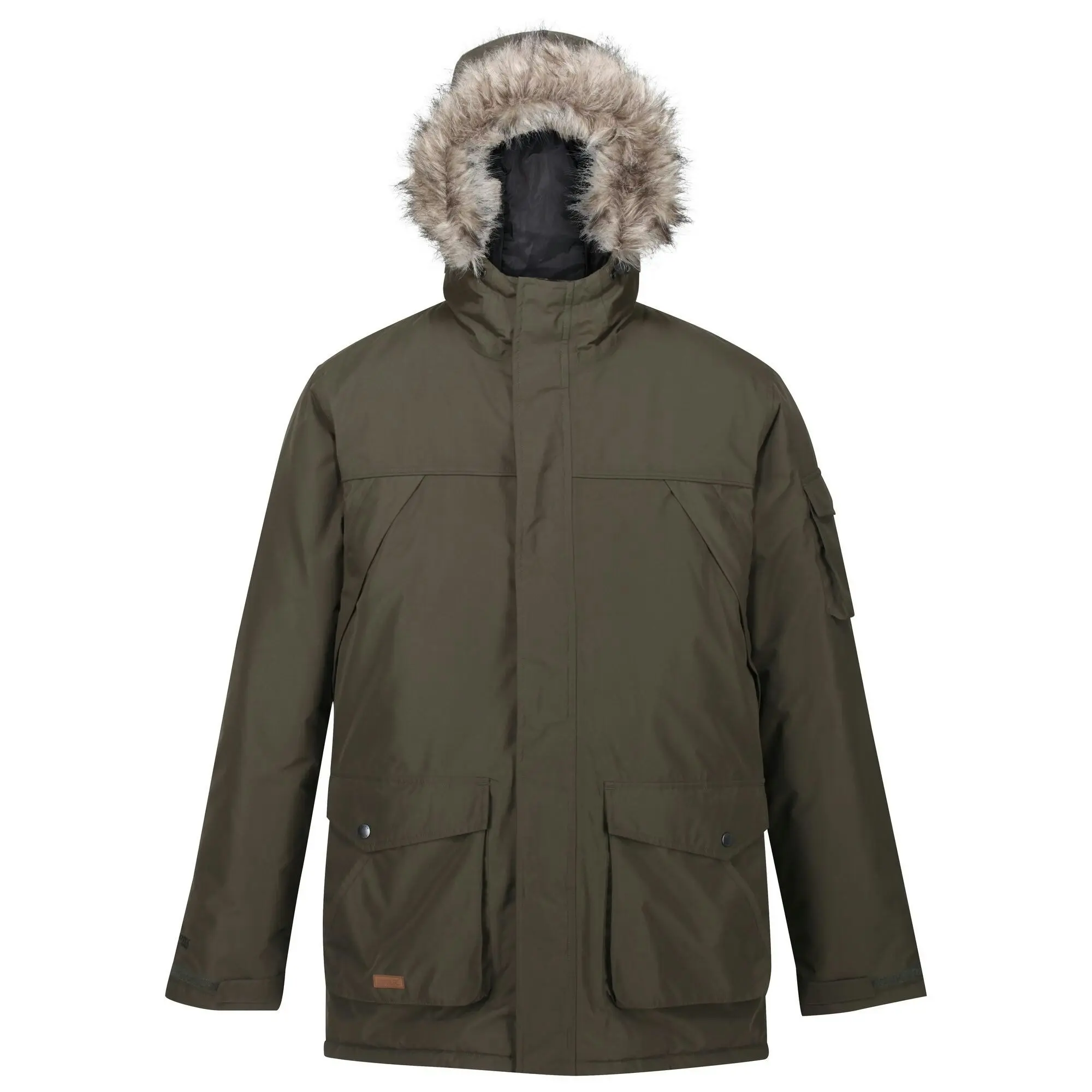 Regatta Mens Salinger II Faux Fur Insulated Parka