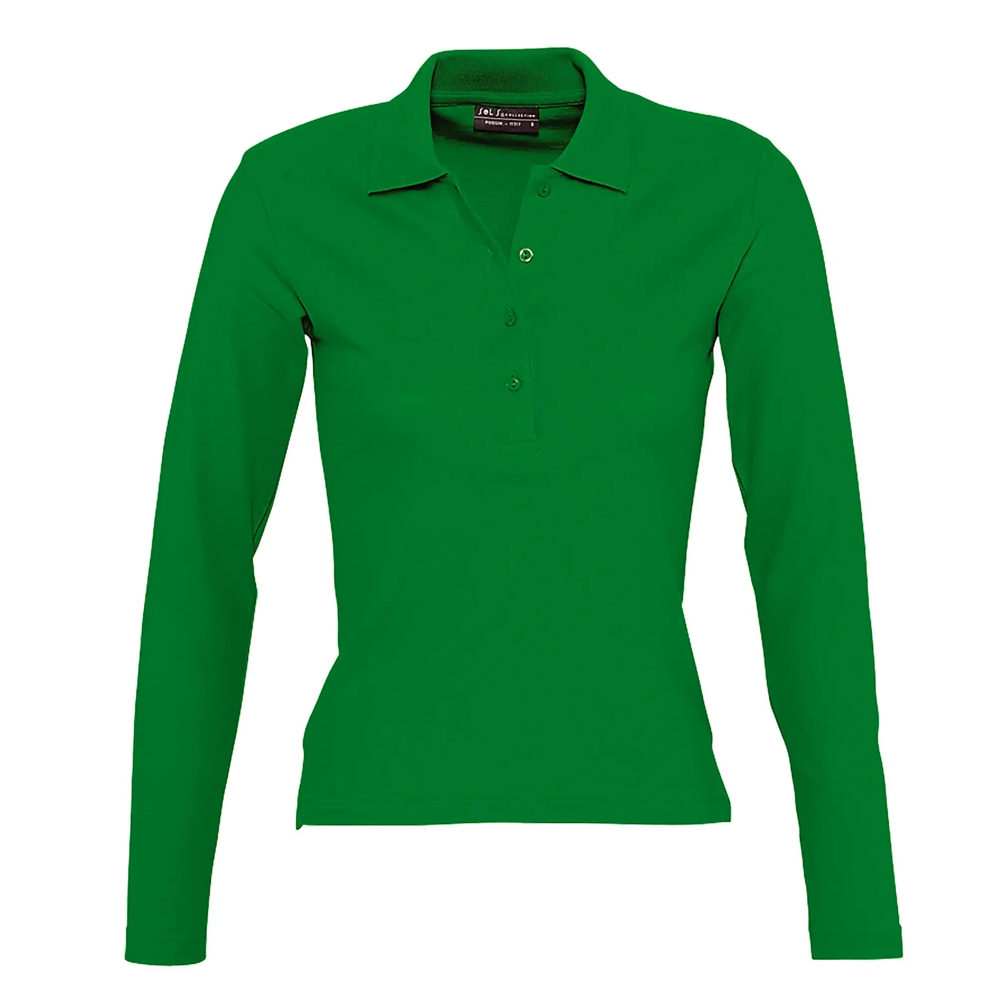 SOLS Womens/Ladies Podium Long Sleeve Pique Cotton Polo Shirt