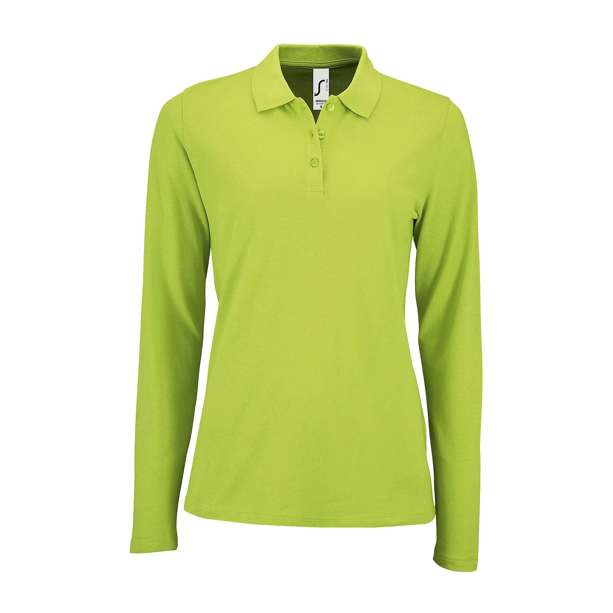 SOLS Womens/Ladies Perfect Long Sleeve Pique Polo Shirt