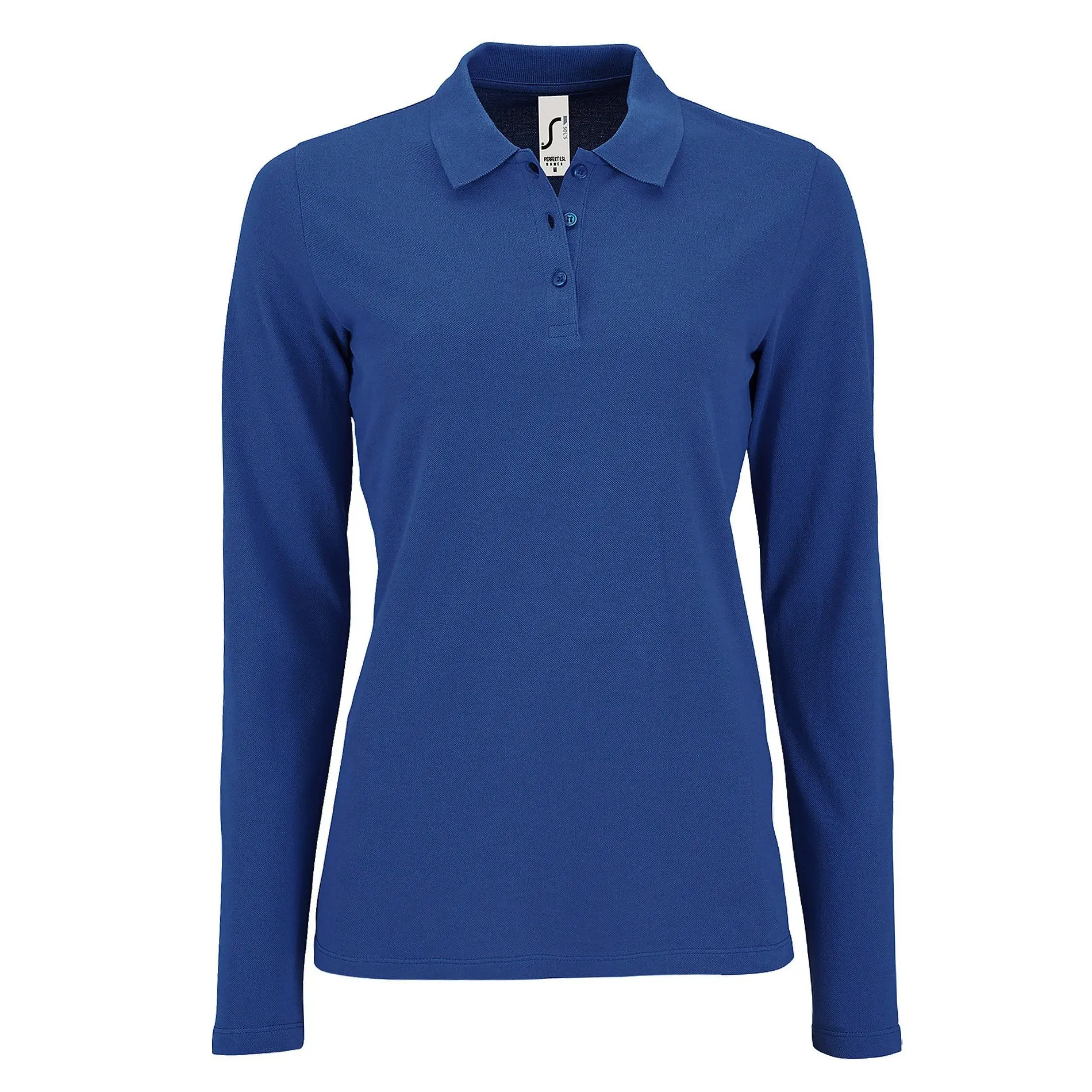 SOLS Womens/Ladies Perfect Long Sleeve Pique Polo Shirt