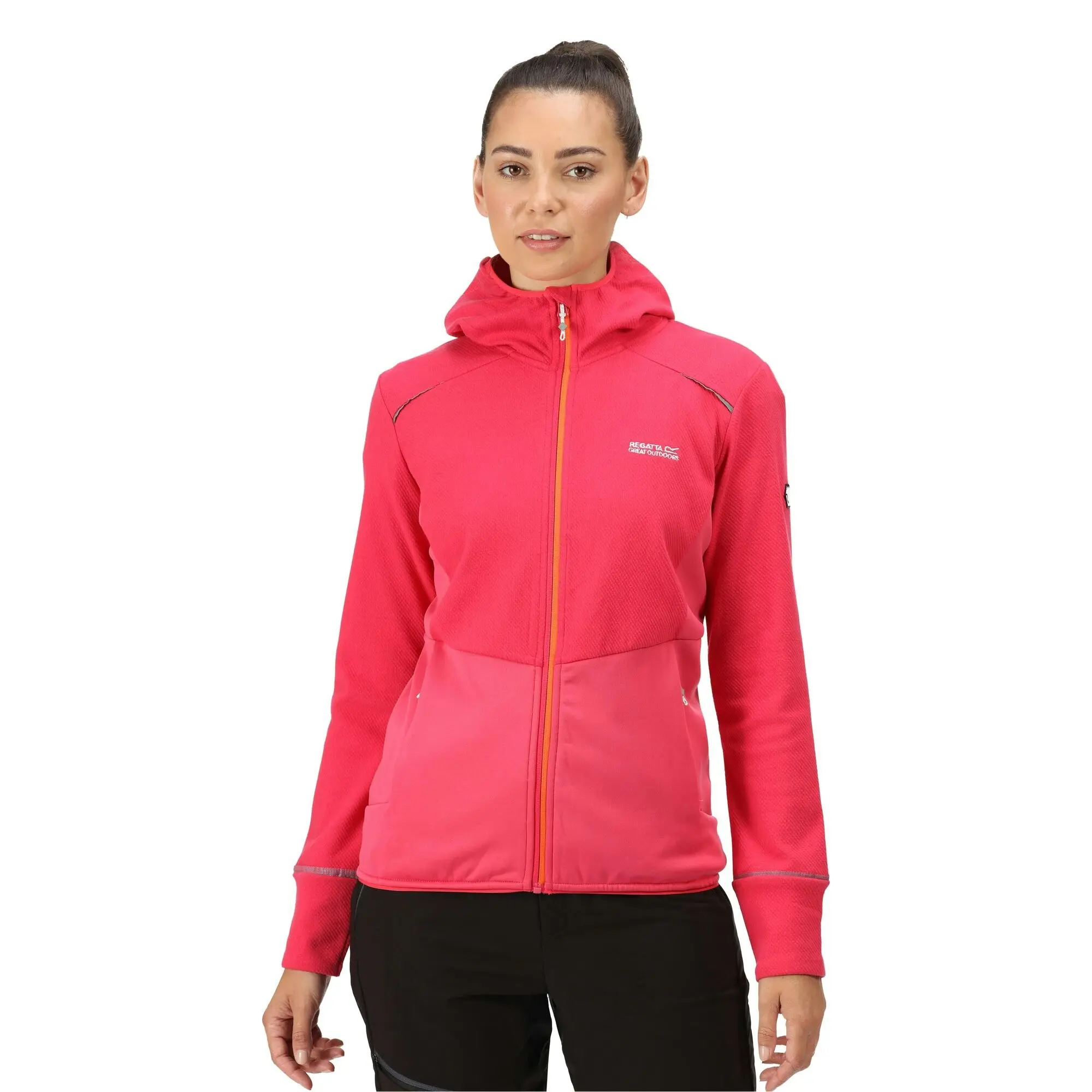 Regatta Womens/Ladies Textured Fleece Full Zip Hoodie