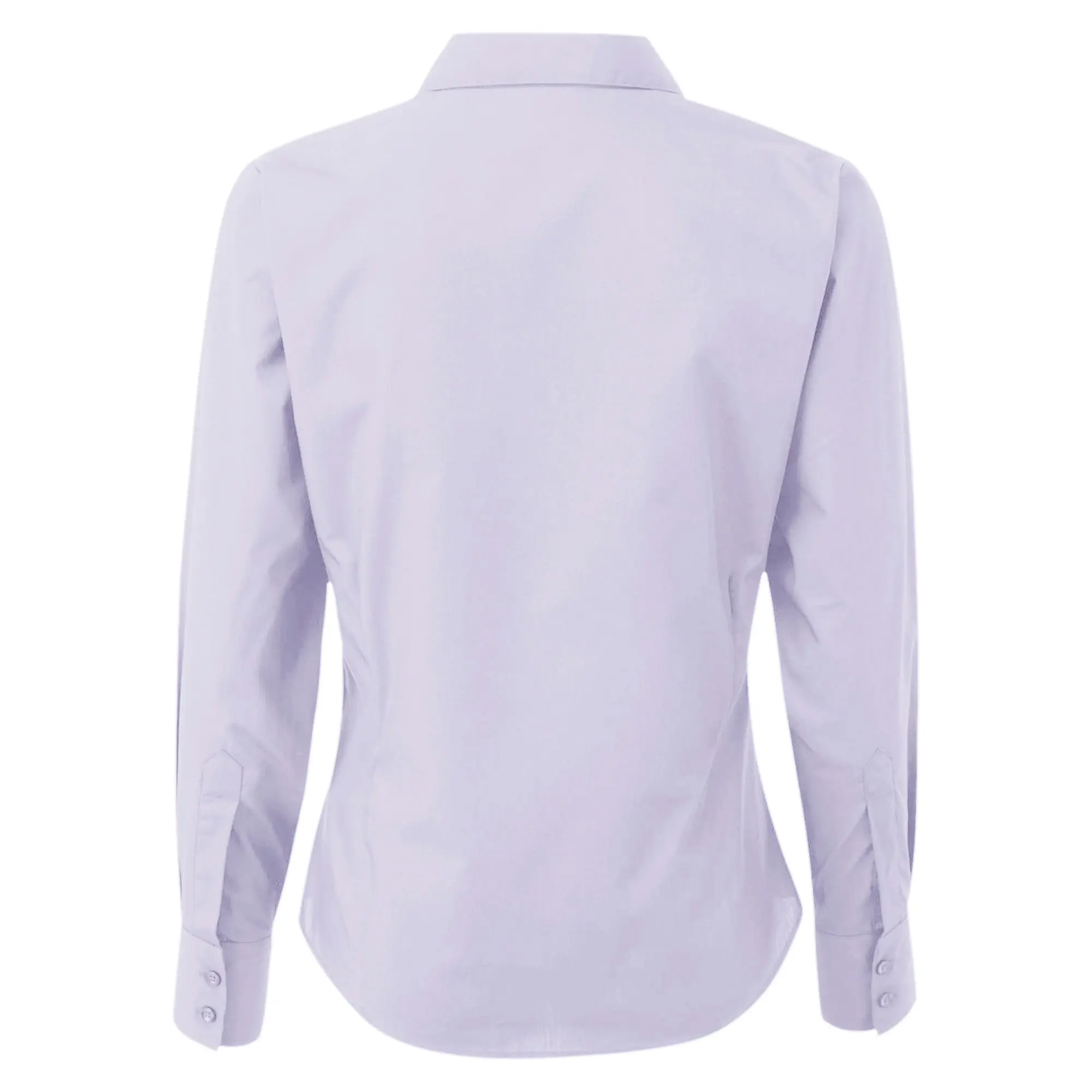 Premier Womens/Ladies Poplin Long Sleeve Blouse / Plain Work Shirt