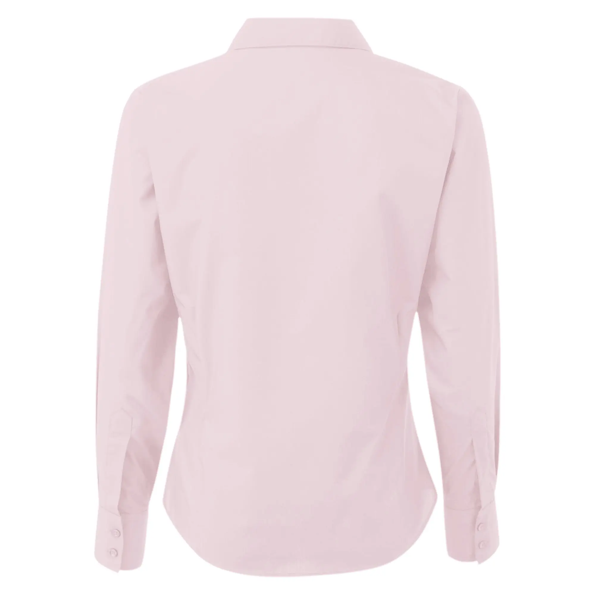 Premier Womens/Ladies Poplin Long Sleeve Blouse / Plain Work Shirt