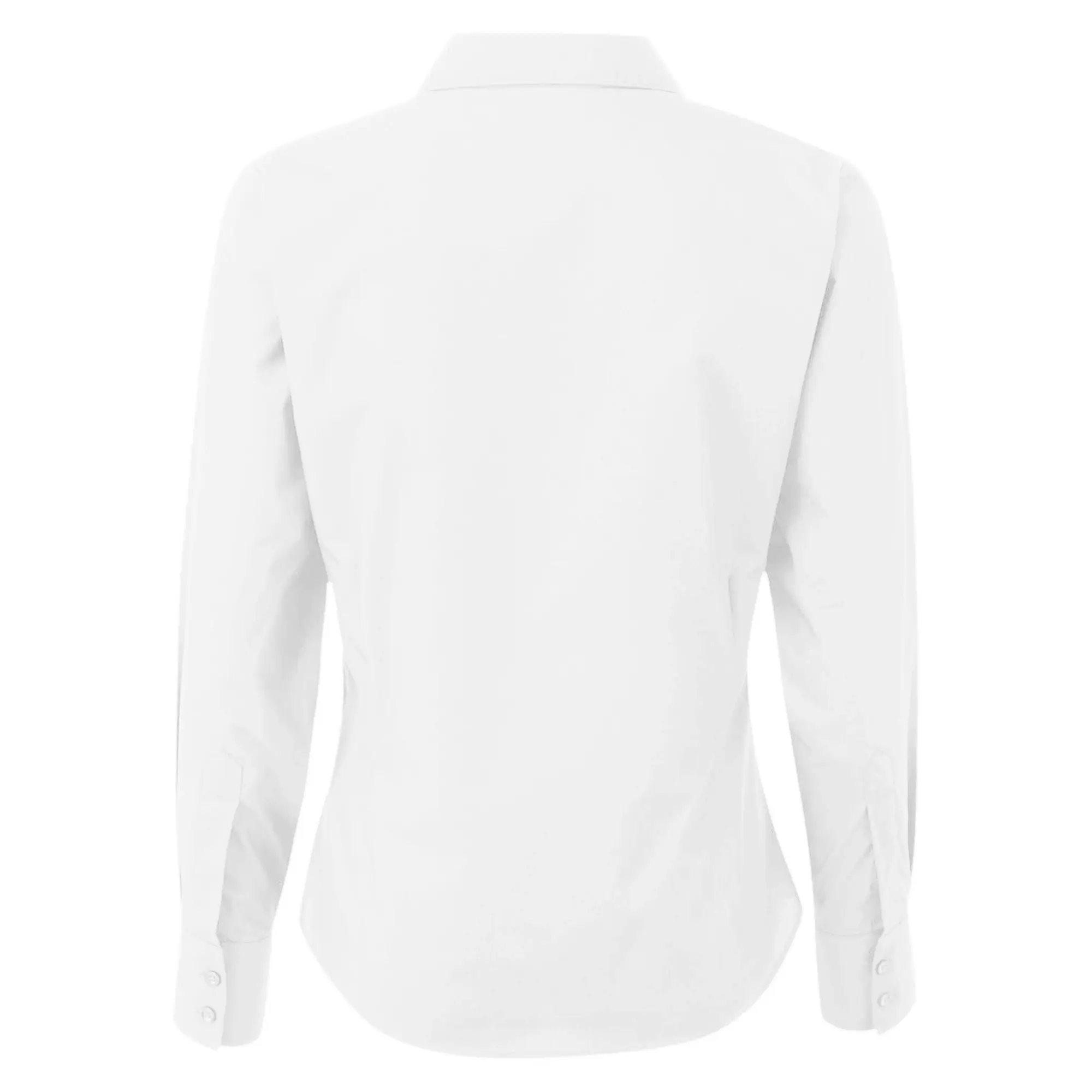 Premier Womens/Ladies Poplin Long Sleeve Blouse / Plain Work Shirt