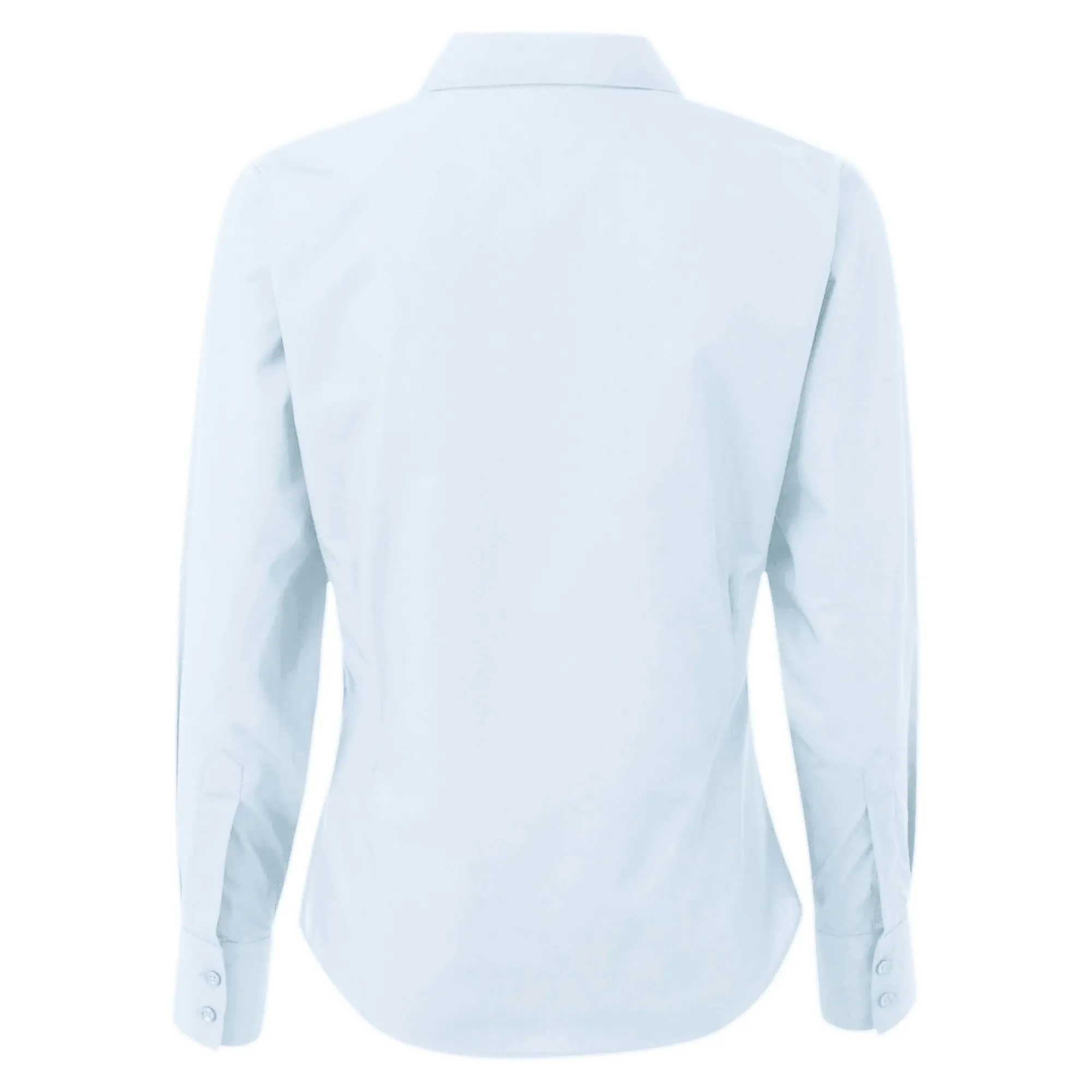 Premier Womens/Ladies Poplin Long Sleeve Blouse / Plain Work Shirt