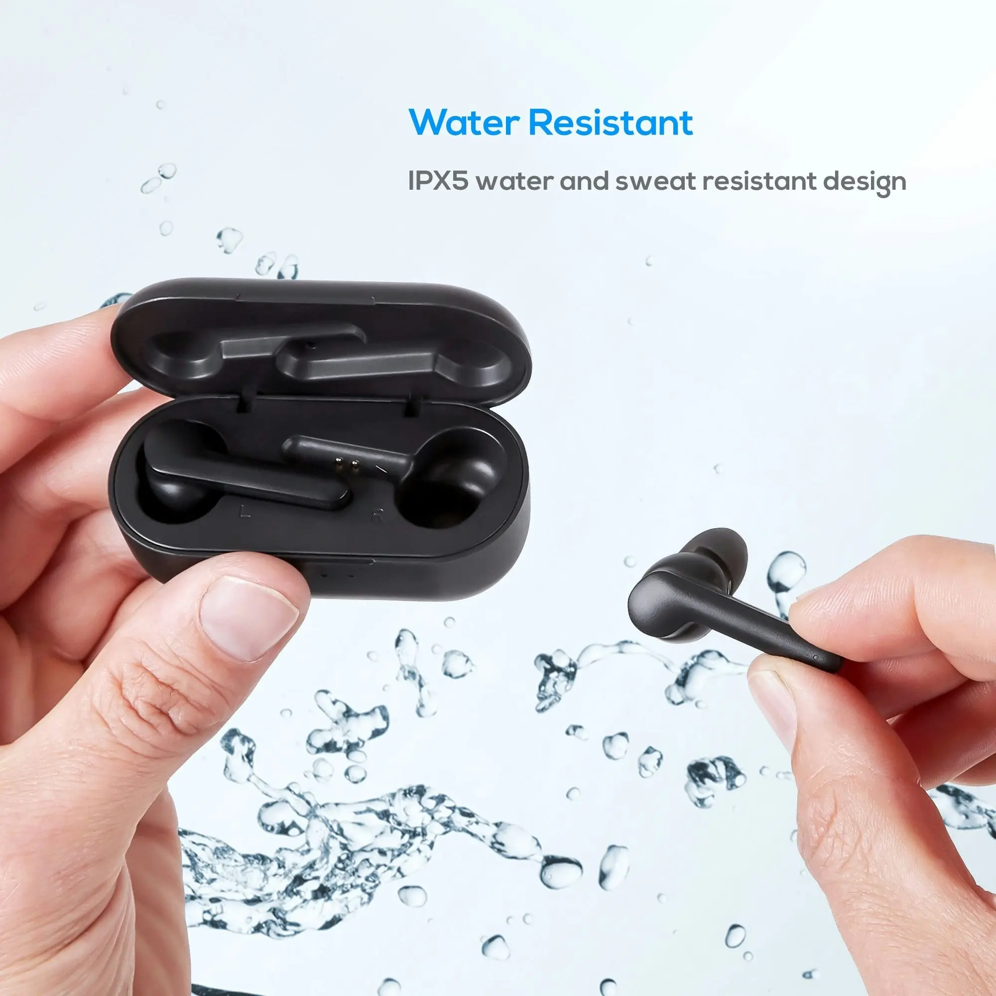 mBeat E2 True Wireless Earbuds - Black