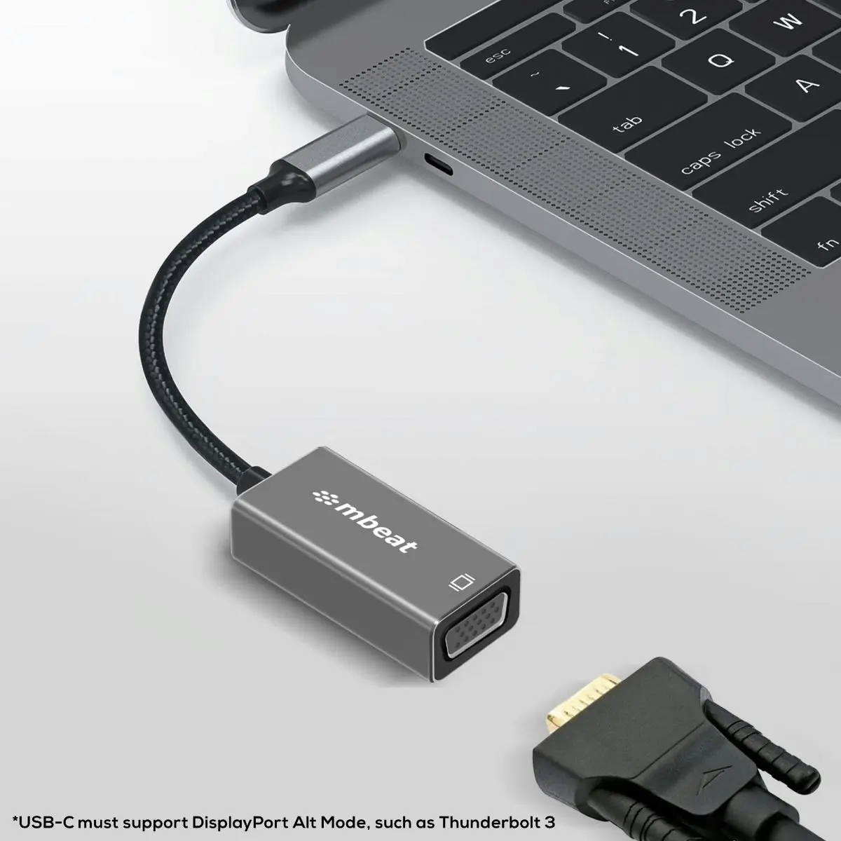 mBeat Elite Usb-c To Vga Adapter - Space Grey