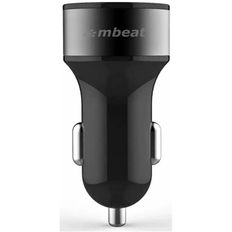 mBeat Power Dot Pro Dual Port 3.4a Rapid Car Charger - Black