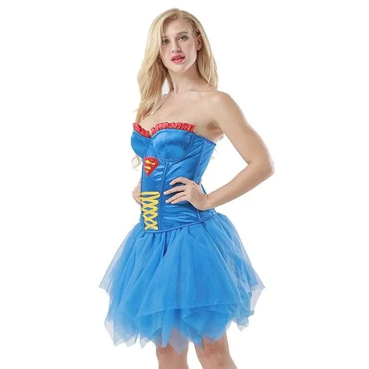 Wonder Woman Corset Skirt Womens Costume