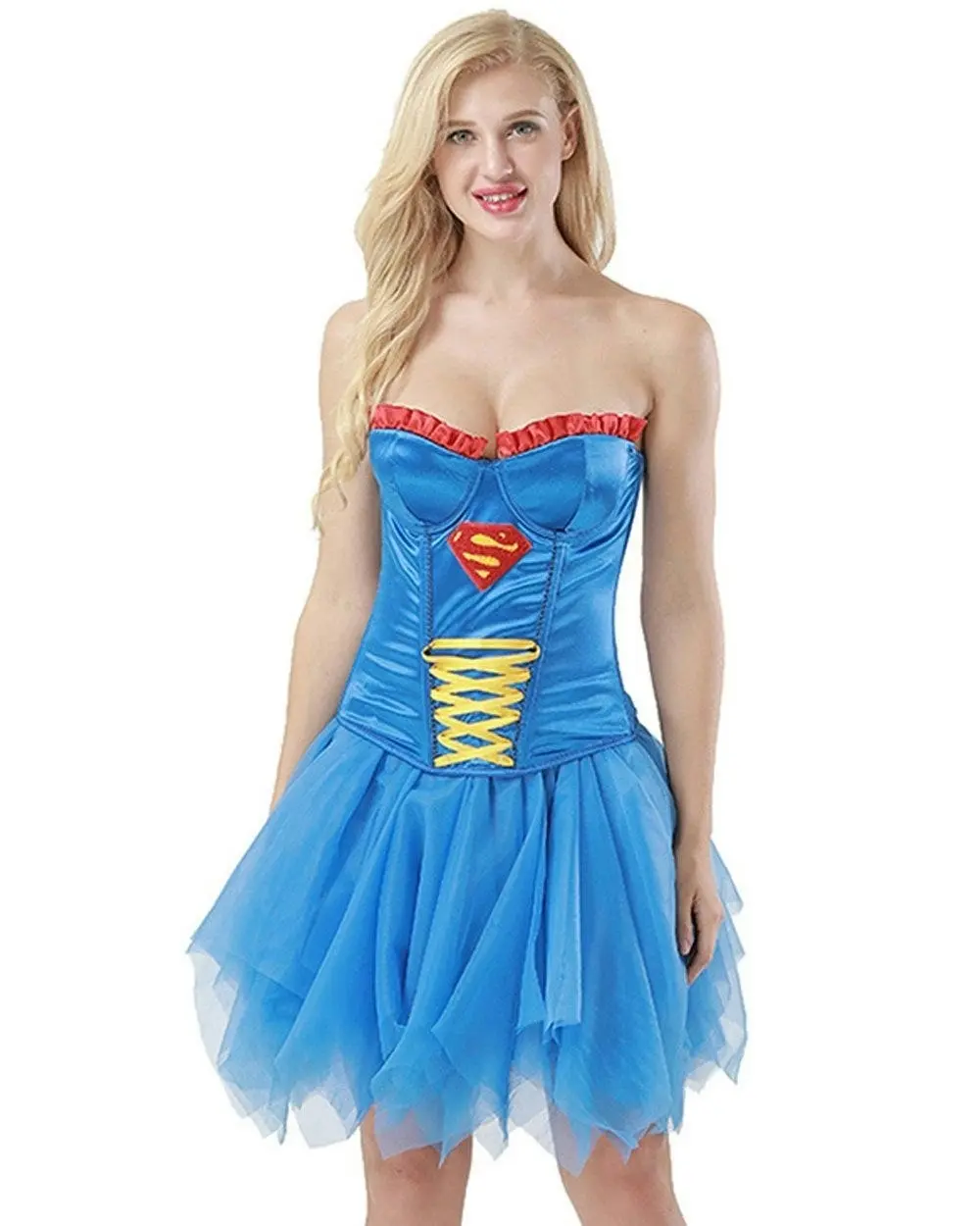 Wonder Woman Corset Skirt Womens Costume