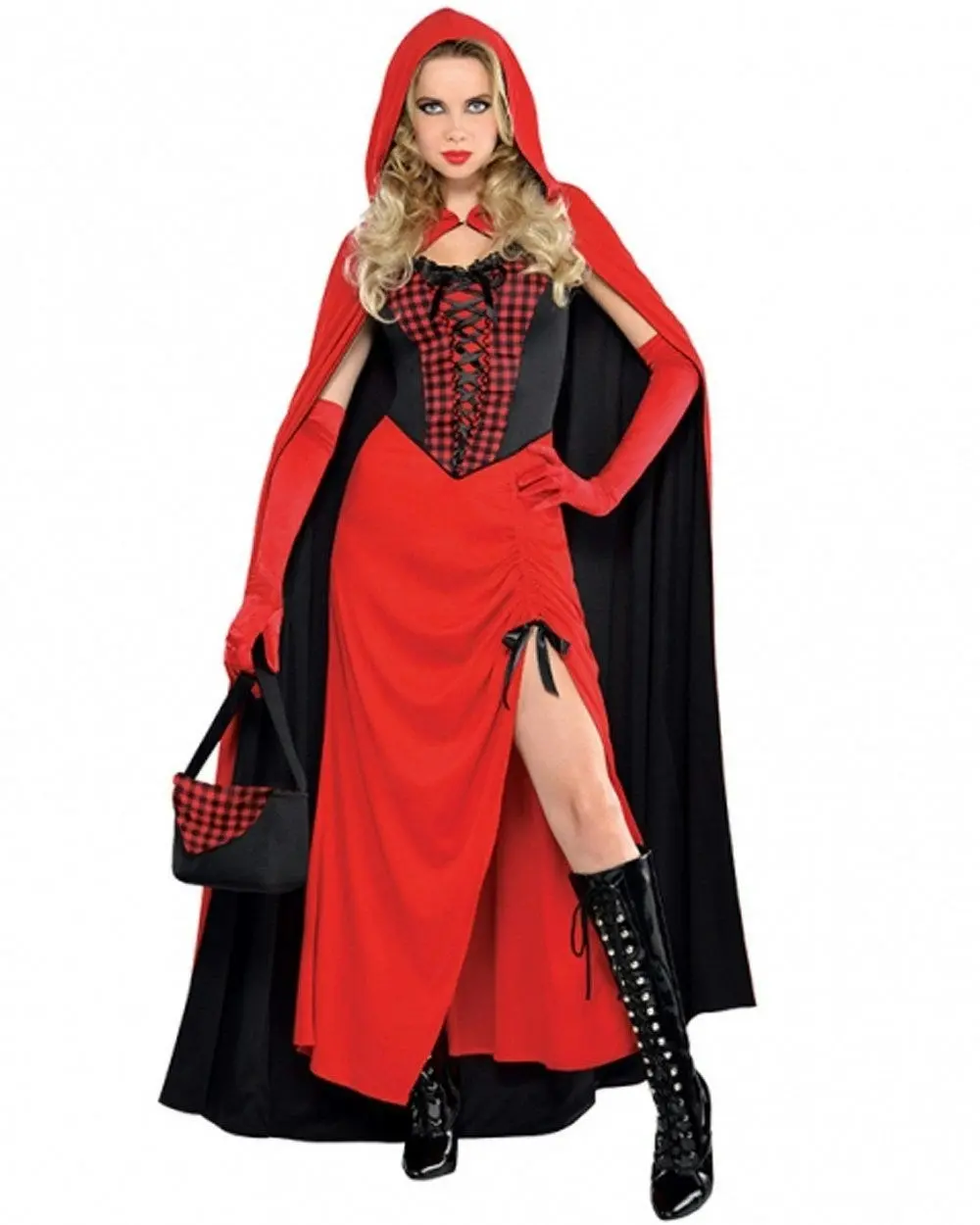 Red Riding Hood Gown Womens Costume