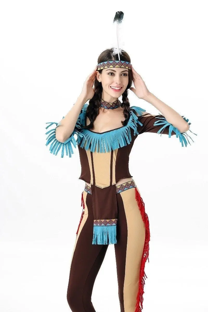 Native American Indian Pocahontas Womens Costume