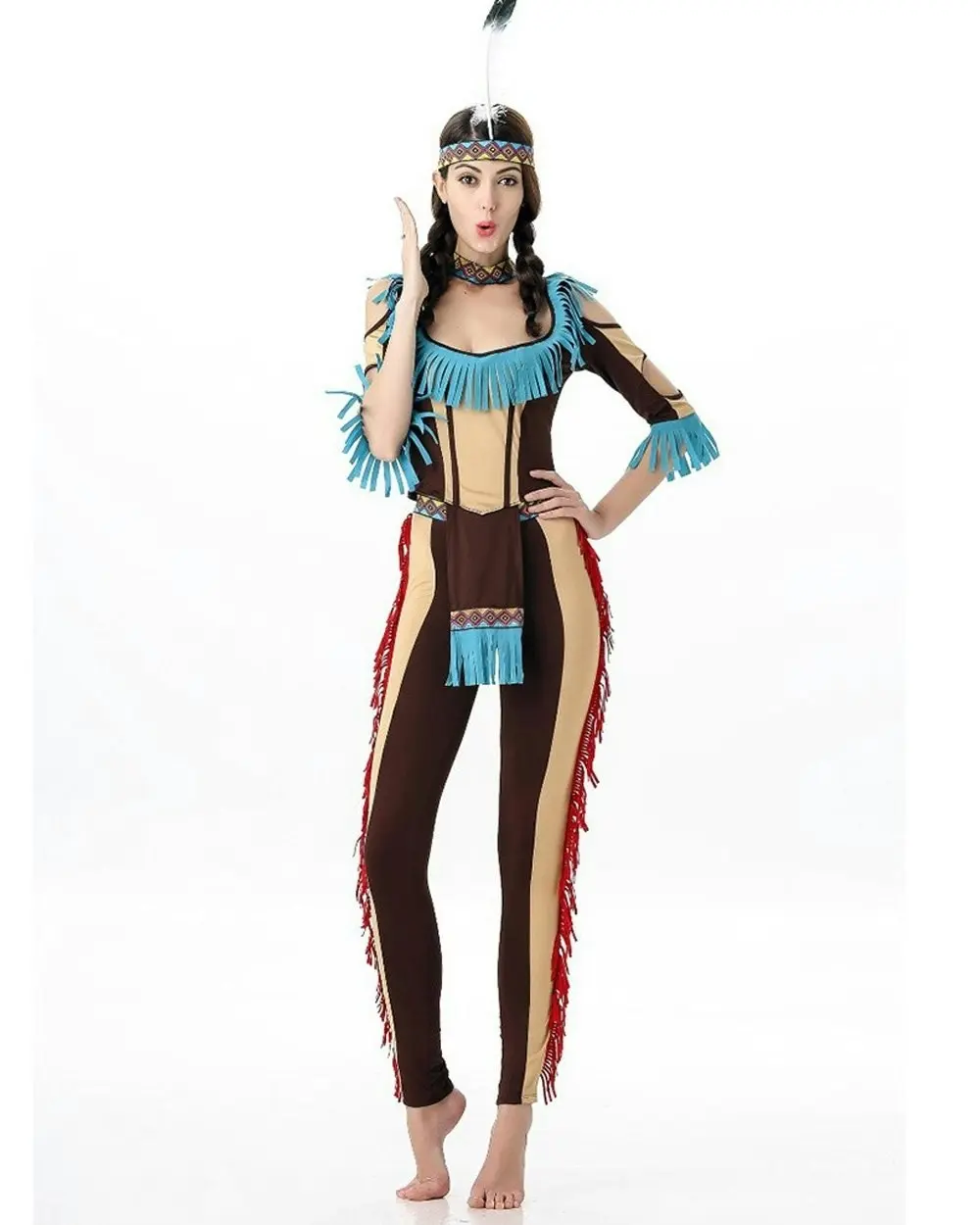 Native American Indian Pocahontas Womens Costume